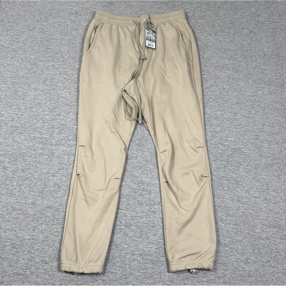 ASRV Jogger Sweatpants Mens Small Sand Smoke RainPlus Relaxed Fit Athleisure NEW